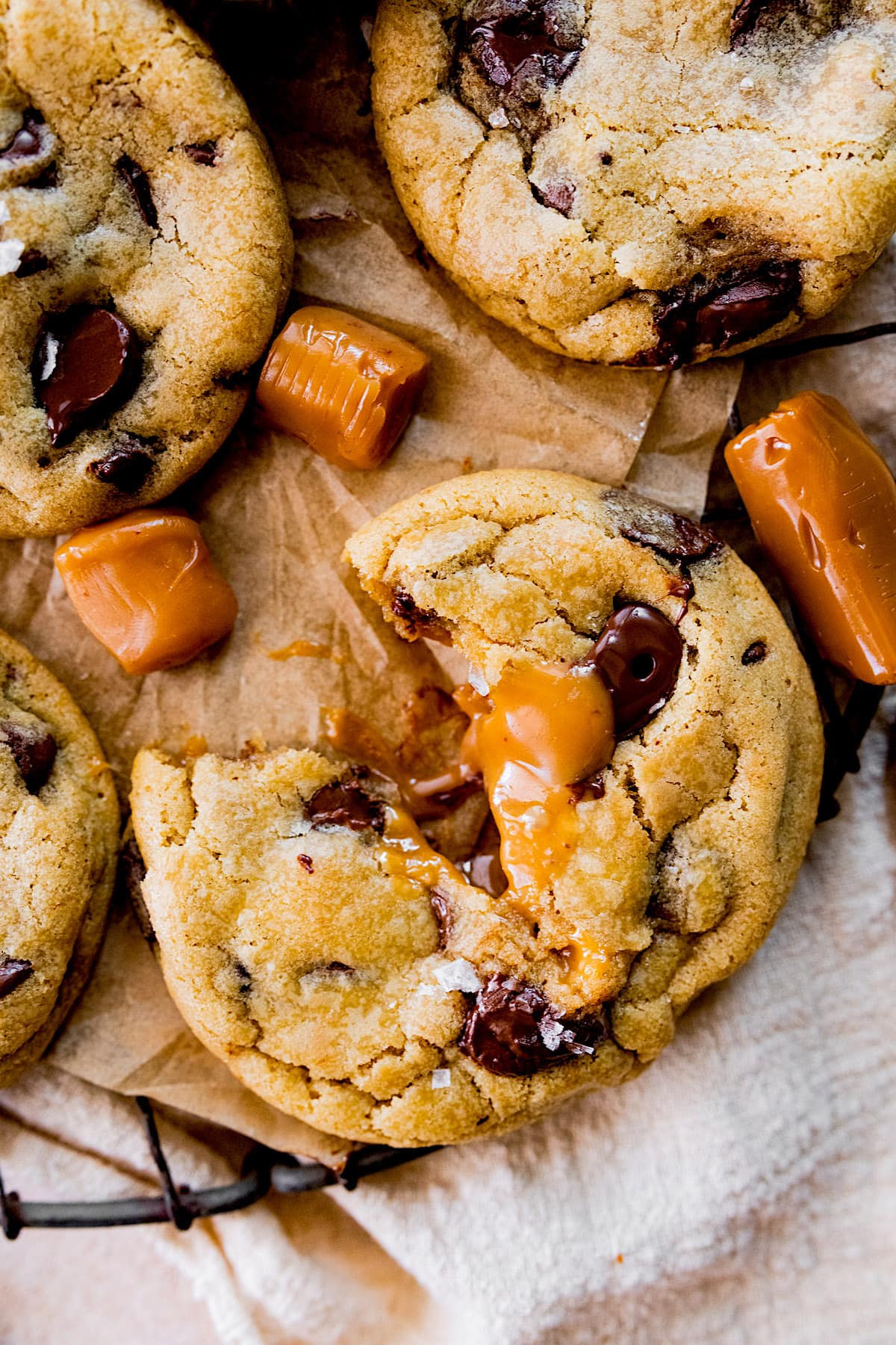 Salted Caramel Chocolate Chip cookie